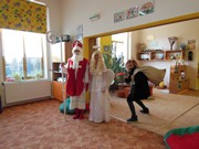 Mikuláš, čert a anděl ve školce